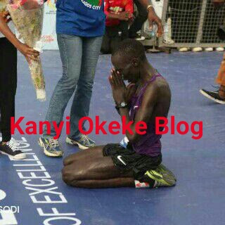 See the Kenyan Marathon Runner That won 50,000 Dollars Just Now in Lagos 1