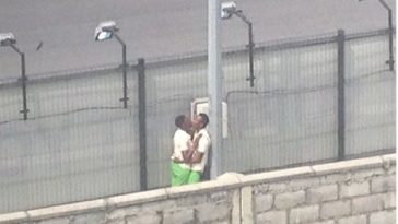 Homosexuality! Two Male Secondary School Students Photograhed Kissing Publicly in Lekki, Lagos (Photo) 6