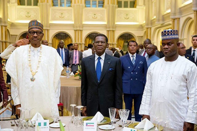 President Buhari Conferred With Highest National Honour In Equatorial Guinea (PHOTOS) 4