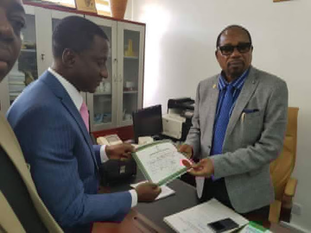 Uche Ogah Receives His Certificate Of Return As Abia State New Governor [PHOTO NEWS] 1