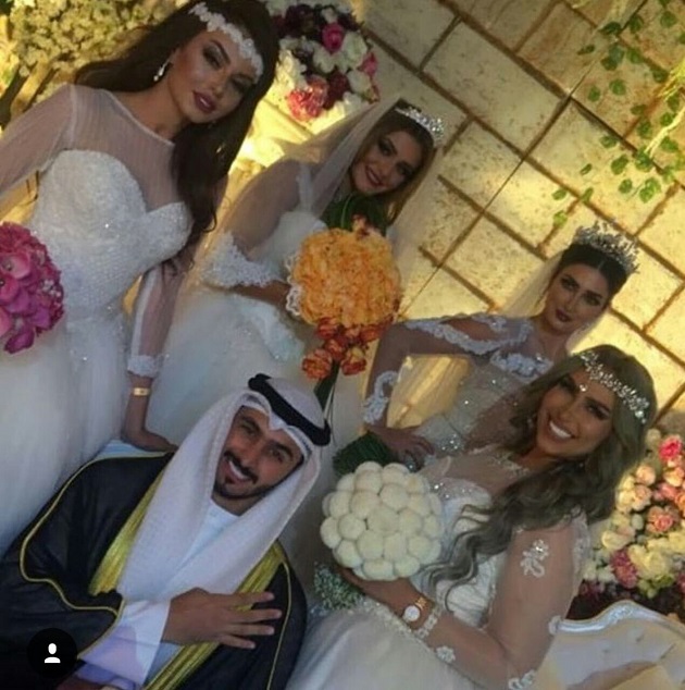 Arab Man Marries 4 Wives At the Same Time After His Ex Told Him No Woman Will Marry Him 3