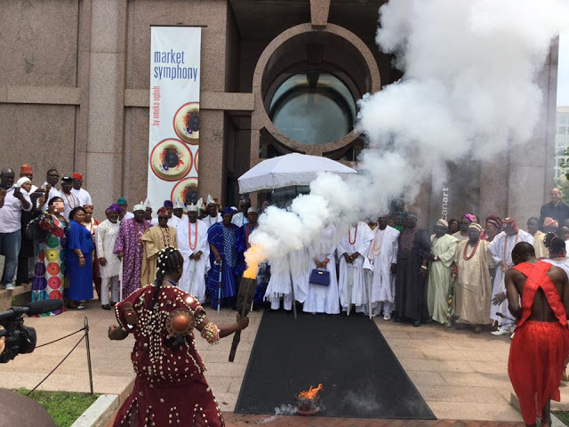 Fire Fighters Storm Ooni Of Ife's Traditional Performance In Washington D.C. [Photos] 23