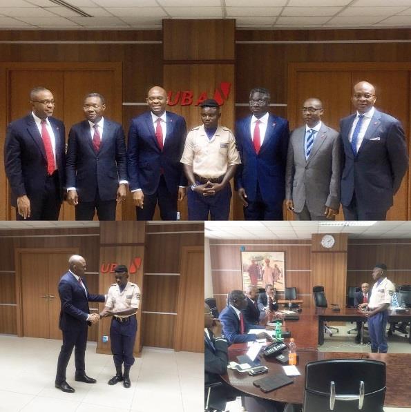 UBA Bank Honours Security Man Who Found $10,000 US Dollars And Returned It [PHOTOS] 6