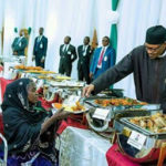 PHOTOS Of President Buhari At Dinner With Internally Displaced Persons 2