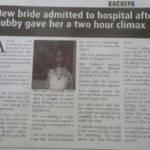 New bride admitted to hospital after husband gives her two-hour climax 3