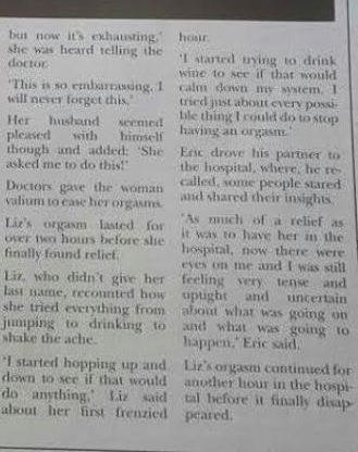 New bride admitted to hospital after husband gives her two-hour climax 3