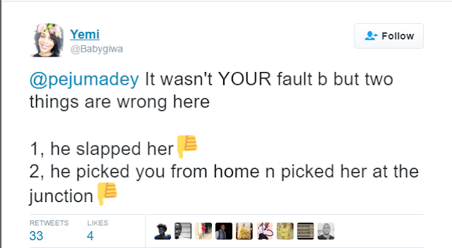 Kunle slaps girlfriend TWICE For Calling His Female Friend An Imbecile [FUNNY STORY] 13