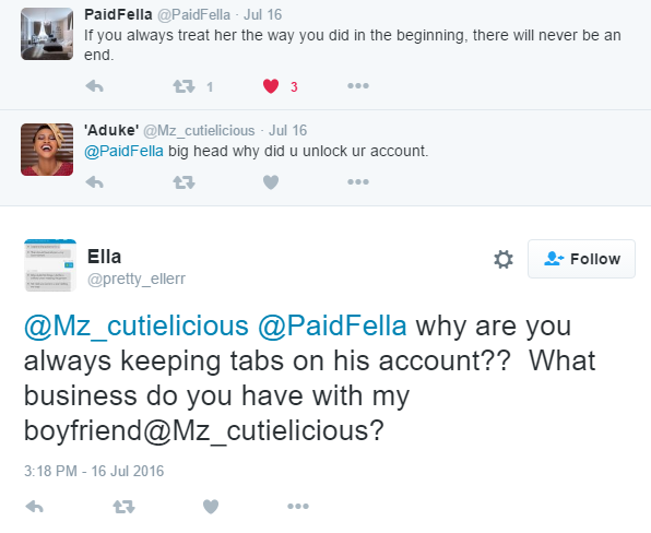 Obsessed Lady Fights Girls On Twitter Over Boyfriend Who Doesn't Acknowledge Her 32