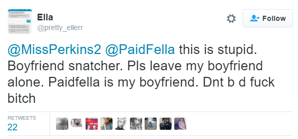 Obsessed Lady Fights Girls On Twitter Over Boyfriend Who Doesn't Acknowledge Her 67