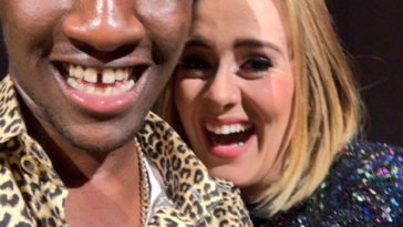 This Man Flew From Nigeria To Canada To Watch ADELE Perform Live And He Got A KISS From Her [VIDEO] 6