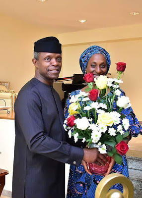 "At my side. My support. My wings" - Vice President Osinbajo celebrates wife Dolapo on her birthday 1