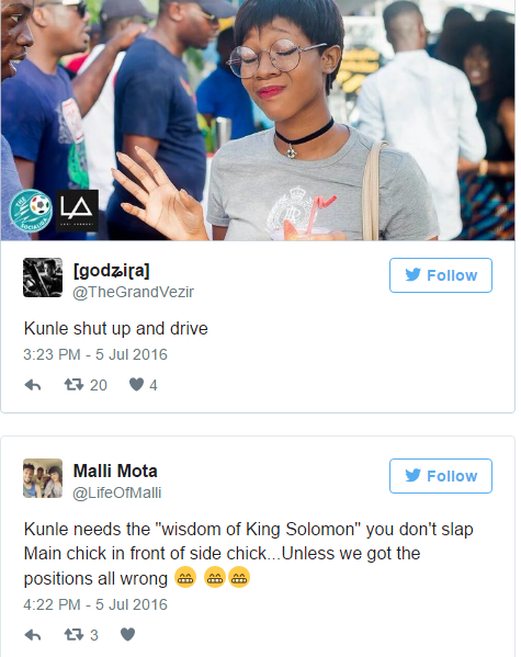 Kunle slaps girlfriend TWICE For Calling His Female Friend An Imbecile [FUNNY STORY] 8