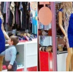 Curious Young Boy Caught Red-Handed Touching A Mannequins Crotch And Taking A Peek Up Its Dress 12