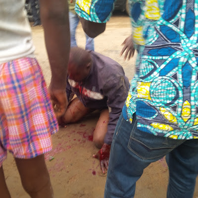Kidnapper Almost Beaten To Death For Snatching A Child In Lagos (PHOTOS) 2