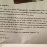 Man Writes Interesting Letter To His Neighbor After Being Kept Continuously Awake By Their Love-Making 8