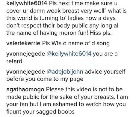 Actress Yvonne Jegede Blasted By Her Fans for Flaunting Her “Sagged” Boobs 3