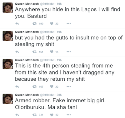 Drama On Twitter As Two Girls Fight Over Wifi And COCAINE. NDLEA Gets Involved 8