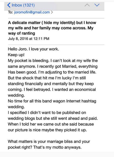 How My Wife Plunged me into Debts in the Name of Society Wedding in Lagos - Frustrated Man Cries Out 1