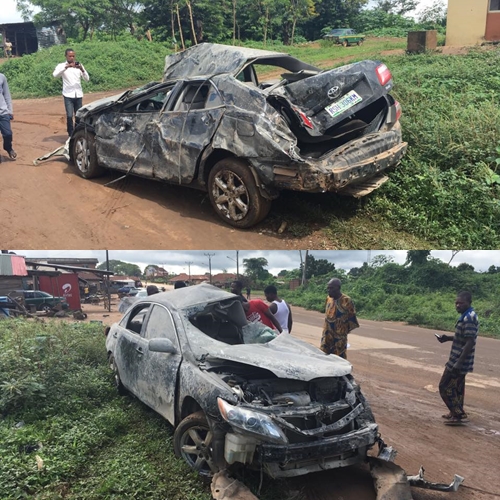 Man Who Survived An Accident Involving A Train, A Truck And His Car Give Thanks To God [PHOTOS] 5