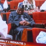 Senator Barnabas Gemade Captured On Camera Sleeping During House Sitting 2