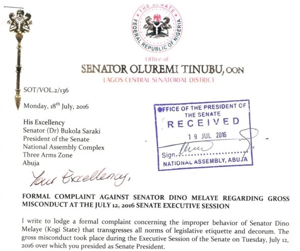 Remi Tinubu Writes National Assembly And APC Leadership Asking for Sanctions Against Dino Melaye 2