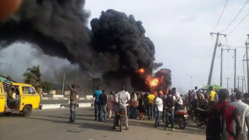 Fuel Tanker Explosion At Cele Bus Stop Lagos. [PHOTOS] 13