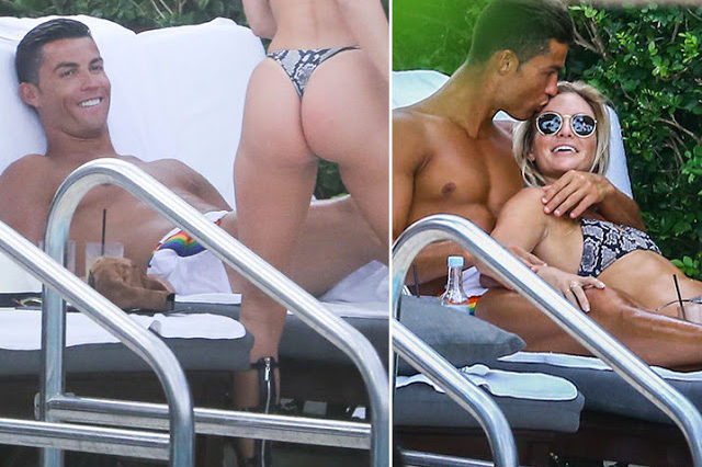 Cristiano Ronaldo Spotted Kissing SMOKIN' HOT Fitness Model 3