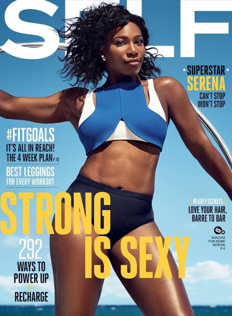 Serena Williams Looks Toned On The Cover Of SELF Magazine 1