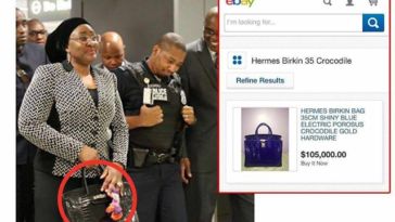 Aisha Buhari Reportedly Rocking A $105,000 Hermes Birkins Bag [PHOTO] 1