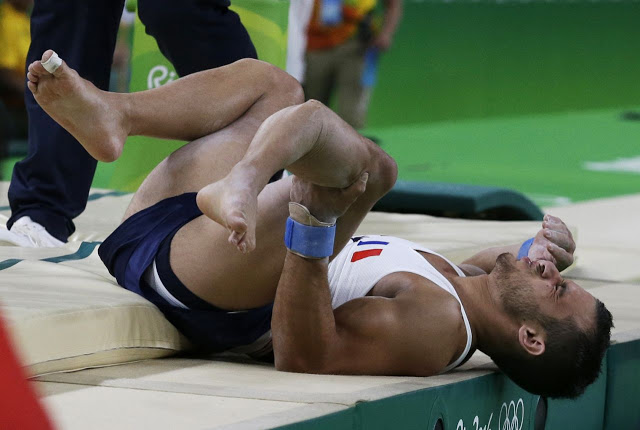 French gymnast BREAKS His Leg at Olympics, The Sound echoed round the Arena [GRAPHIC PHOTO] 6