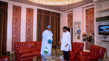 PHOTOS: Goodluck Jonathan visits President Buhari, Holds 15 Minutes Meeting 4
