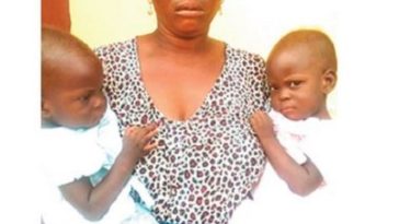 Beggar Caught with Rented Twins In Lagos (Photo) 5