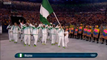 PHOTOS Of Team Nigeria At the Rio Olympics Opening ceremony 5
