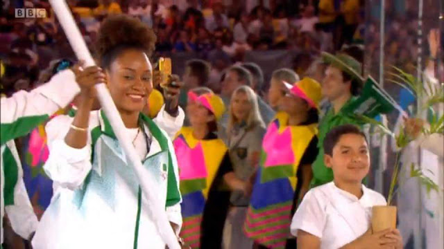 PHOTOS Of Team Nigeria At the Rio Olympics Opening ceremony 9