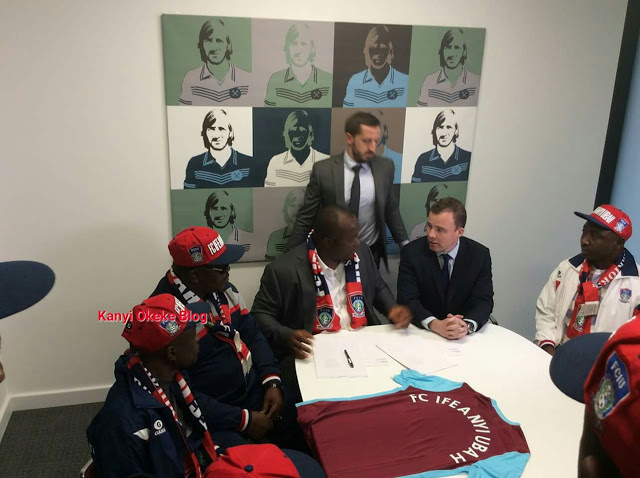 Ifeanyi Ubah's FC Ifeanyi Ubah/Capital Oil and West Ham Sign Partnership Deal [PHOTOS] 5