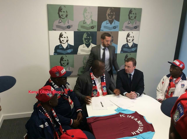 Ifeanyi Ubah's FC Ifeanyi Ubah/Capital Oil and West Ham Sign Partnership Deal [PHOTOS] 63