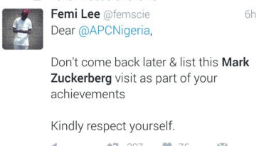 Checkout Tweets Trending About Mark Zuckerberg's Visit To Nigeria [PHOTOS] 1