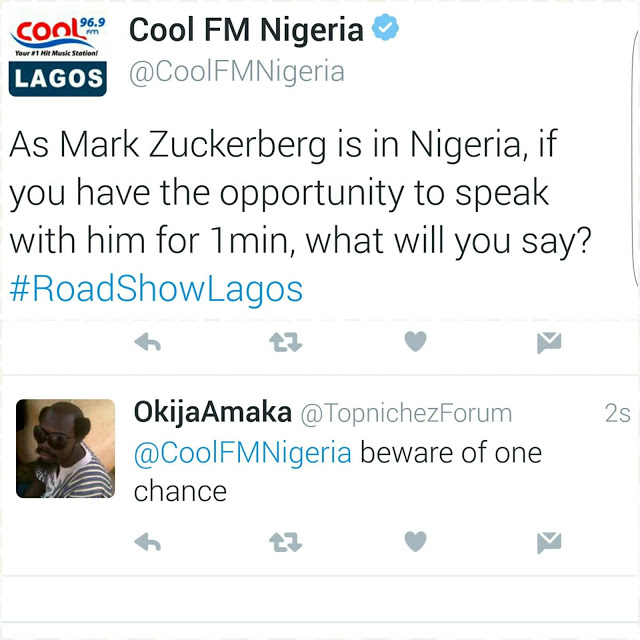 Checkout Tweets Trending About Mark Zuckerberg's Visit To Nigeria [PHOTOS] 10