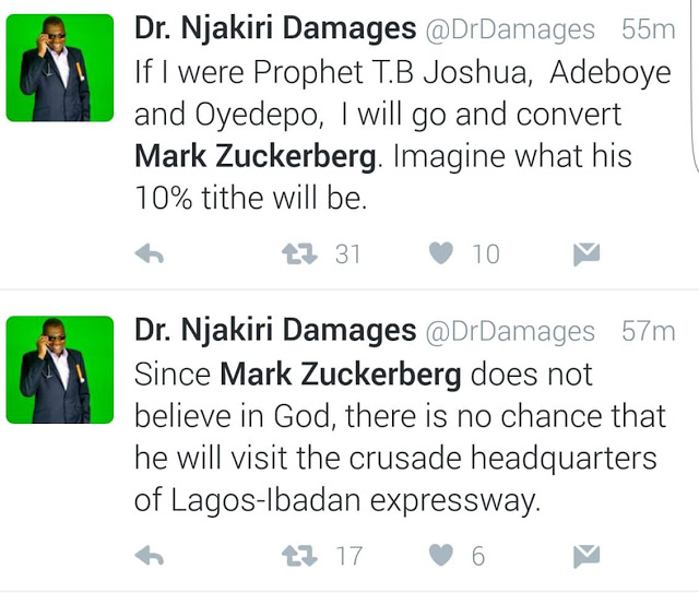 Checkout Tweets Trending About Mark Zuckerberg's Visit To Nigeria [PHOTOS] 7