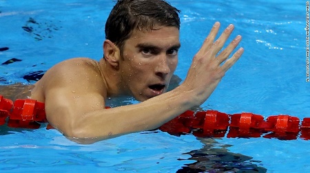 American Swimmer Michael Phelps Breaks 2000 Year Old Olympic Record 1