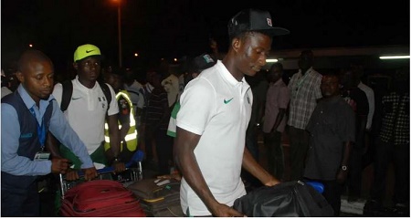 Nigeria's U-23 Team Arrive Back To Nigeria After Winning Bronze In Brazil (Photos) 3