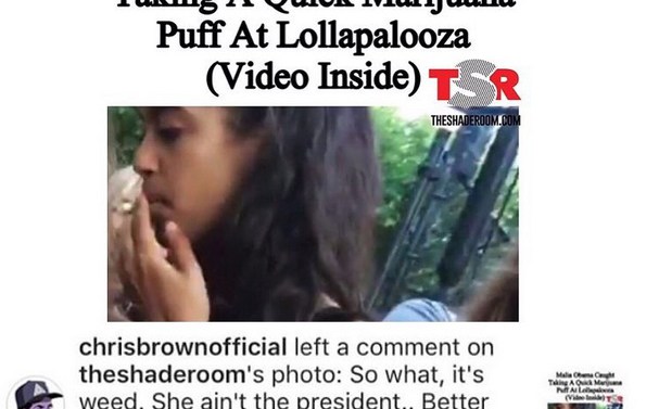 ''Worry about what Trump is smoking'' - Chris Brown defends Malia Obama after alleged ‘marijuana’ video surfaces (Watch Video) 31