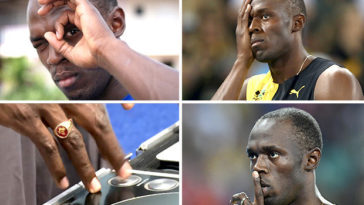 Conspiracy Theorists Claim Usain Bolt Is A Member of ILLUMINATI. Masonic and Satanic Hand Gestures Decoded 10