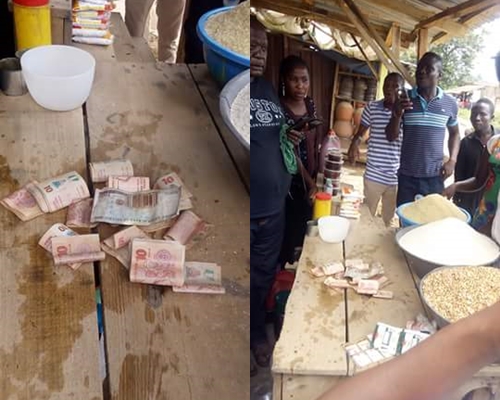 Hausa Man Buys Rice With N20,000, Money Later Changes to N10 Notes in Ibadan (Photos) 1