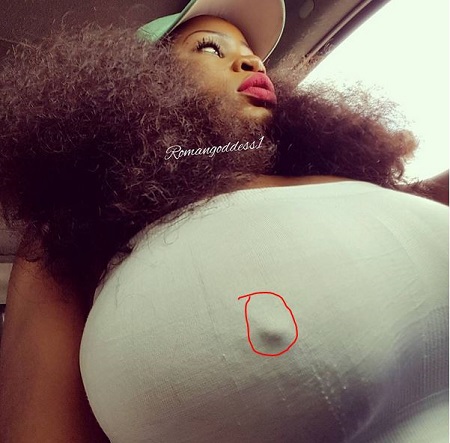 HOTTIE OF THE DAY: Lagos Girl With Massive Boobs Sets Instagram On Fire With Her Nipple 5