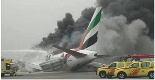 Emirate Airline Releases Statement After It's Plane Crash Landed In Dubai 1