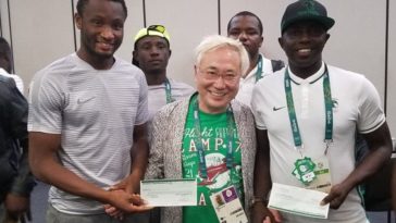 NFF Wants Japanese Surgeon's $390,000 Gift, Mikel Obi to donate part of his share To Samson Sia Sia 6