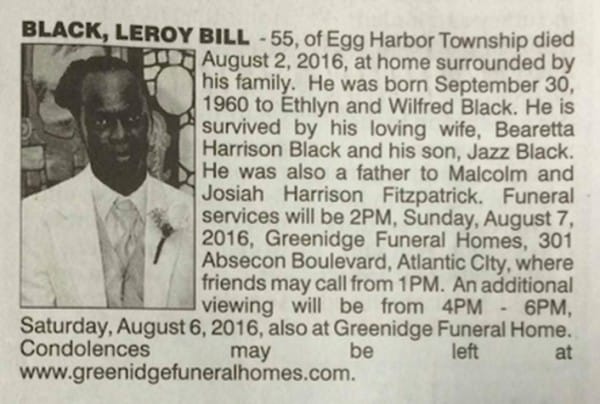 Dead Man's Wife & Girlfriend Run Side By Side Obituary For Him In The Same Newspaper [PHOTOS] 2