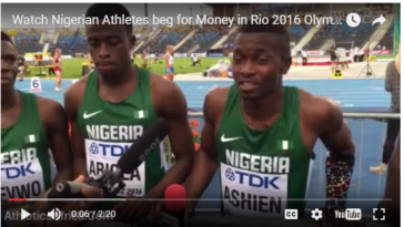 We Didn't Eat for 3 Days - Nigerian Athletes At Rio Olympics (Video) 8
