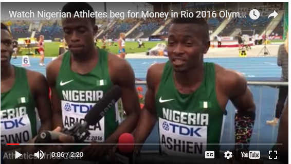 We Didn't Eat for 3 Days - Nigerian Athletes At Rio Olympics (Video) 1